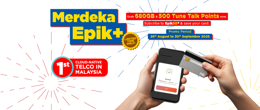 Merdeka Epik+ Promo Main Visual