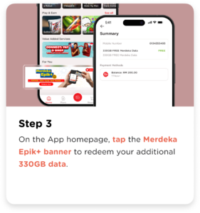 Merdeka Epik+ Promo Step 3