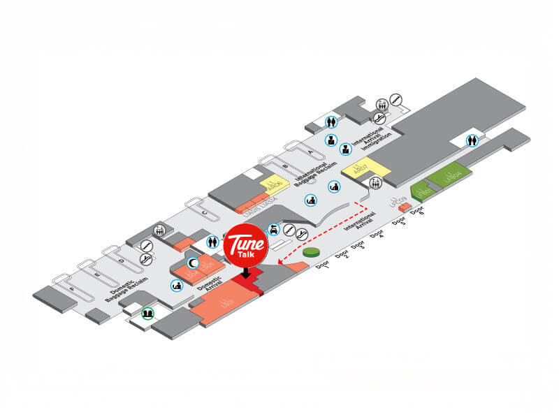 Penang Airport Map